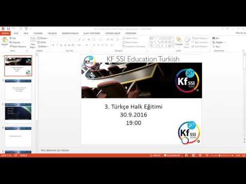 2016 09 30 PM Public Teaching in Turkish - Türkçe Kamu Öğretileri