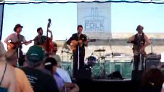 Pokey Lafarge and the South City Three at the Newport Folk Festival, July 2010