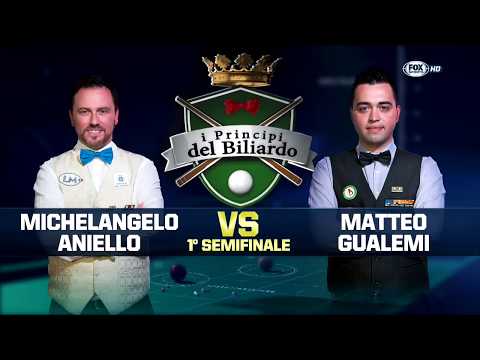 Aniello VS Gualemi - I Principi del Biliardo 2016/2017 - 2^ Tappa 1^ Semifinale