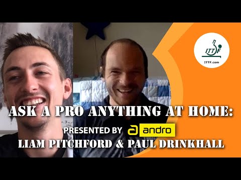 🏴󠁧󠁢󠁥󠁮󠁧󠁿Liam Pitchford & 🏴󠁧󠁢󠁥󠁮󠁧󠁿Paul Drinkhall | Ask A Pro Anything at home