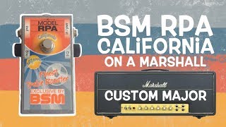 Video thumbnail for BSM RPA California on Marshall Major Custom Blackmore mod (Sound like Ritchie Blackmore) by DogwithtwoBones