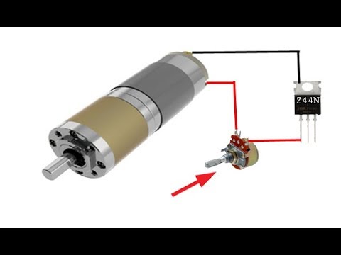 Make DC motor Speed controller using z44n mosfet, diy dc volt regulator