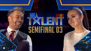 PROGRAMA COMPLETO: Repiten PASE DE ORO CONJUNTO de audiciones | Semifinal 03  | Got Talent España T8