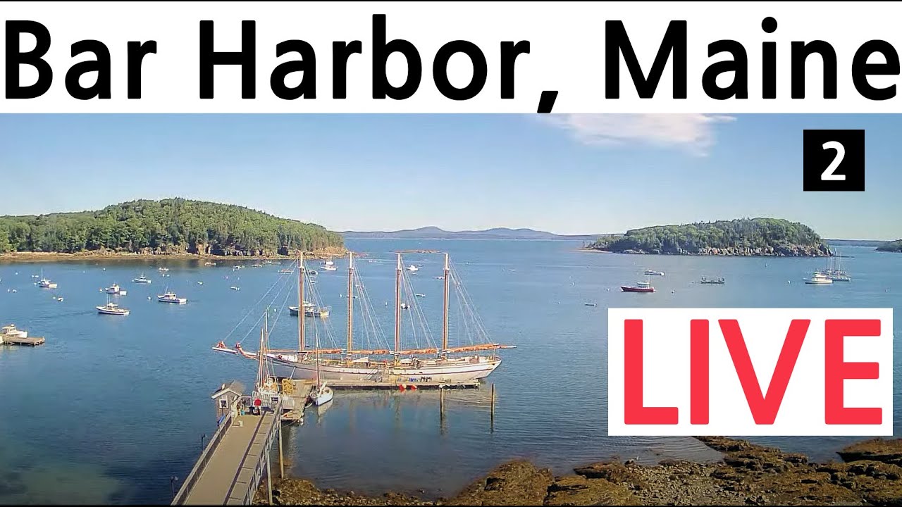 Live webcam view of Bar Harbor Inn North View, Acadia