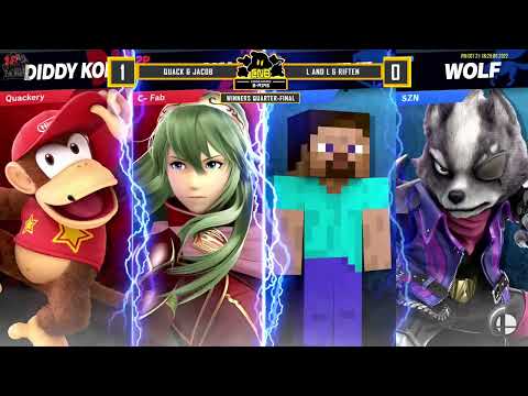 CN:B #350 - SSBU Doubles - Winners Quarters - L and L & Riften vs. Quack & Jacob