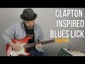 Blues Rock Lead Guitar Lesson Eric Clapton Inspired Guitar Lick