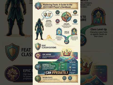 The DDC Presents: Dungeon School – Ep 49 – Ch 4 Pt 1: Feat Descriptions (2024 PHB) (Audio Notes)