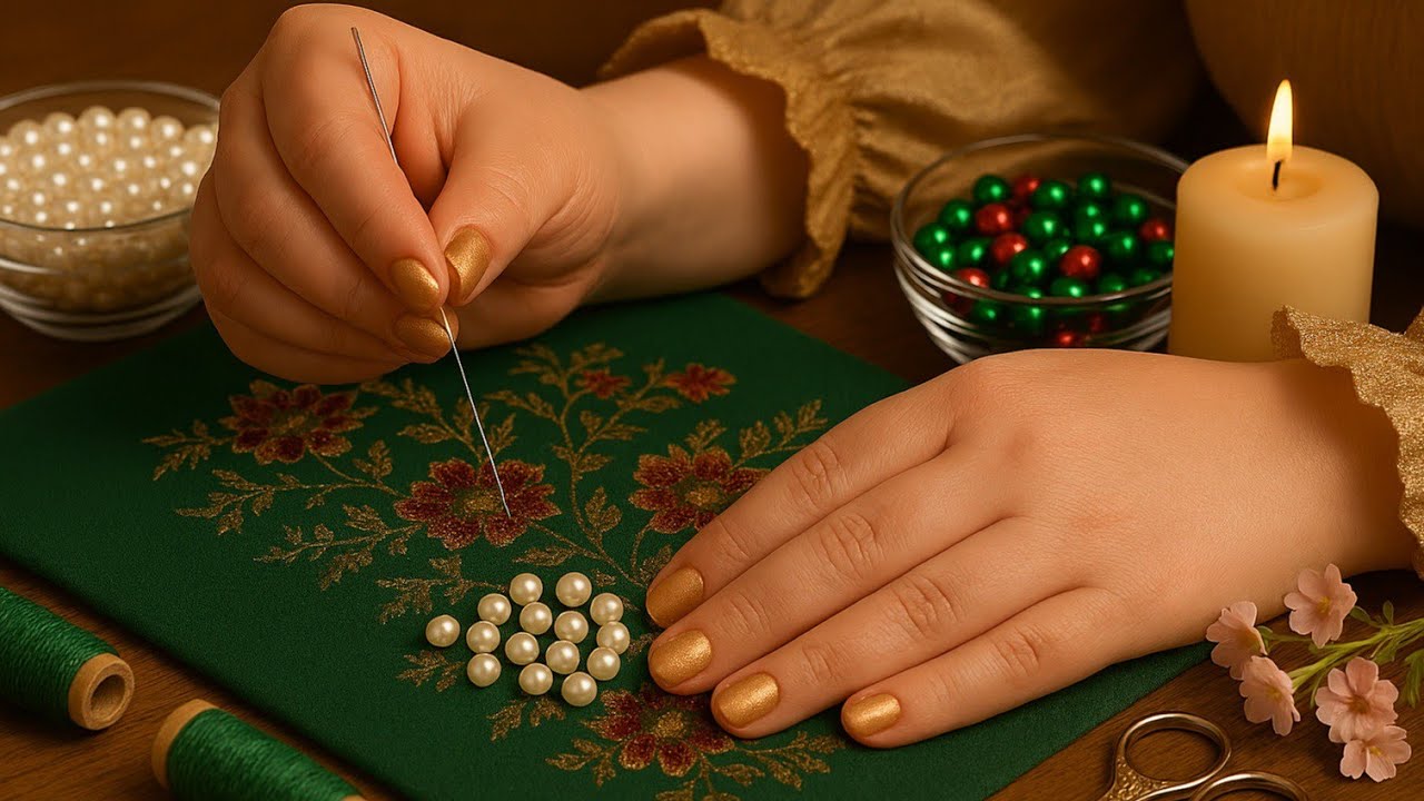 Look at what I made with these beautiful pearls!!! 😱😍