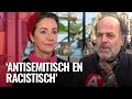 Geschokte reacties door antisemitische projectie Anne Frank Huis