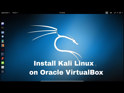 How to install Kali Linux  2016.1 on Oracle VirtualBox