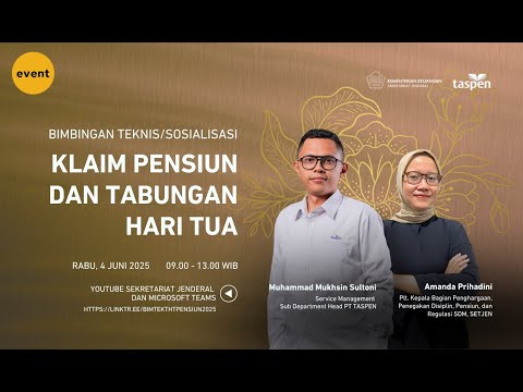 [LIVE] - Sosialisasi Klaim Pensiun dan Tabungan Hari Tua