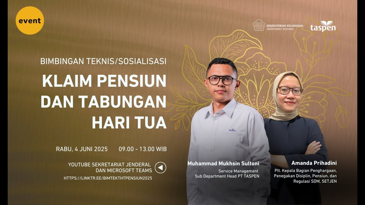 [LIVE] - Sosialisasi Klaim Pensiun dan Tabungan Hari Tua