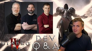 Diablo 4 DEV Q & A - D4 Trading, D4 Seasons, World Boss Events and MORE !!!