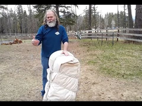 How to Manty a Bale of Hay