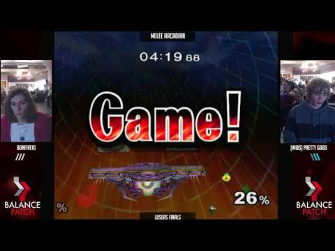 NE Melee Arcadian 5 - bonfire10 (Sheik) vs. Pretty Good (Ice Climbers) - SSBM LF