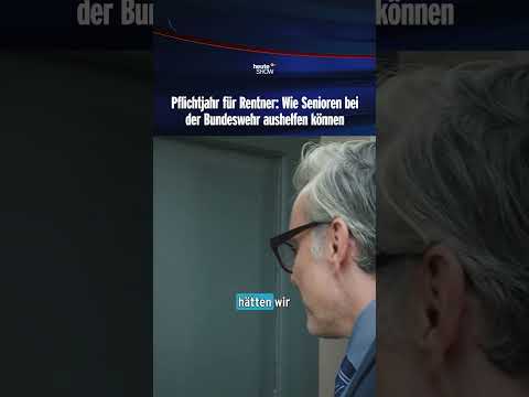 Wie Senioren bei der Bundeswehr aushelfen können | heute-show #shorts