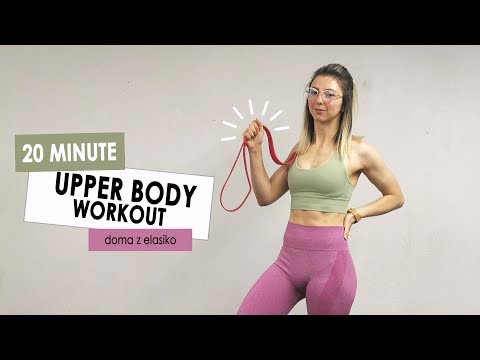 20 Min UPPER BODY WORKOUT – doma z elastiko | Maricka Stakne
