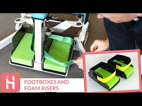 Kera sit2sit - Footbox and Foam Risers | Improved Wheelchair Transfers