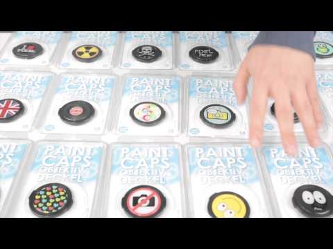 Paint Caps Objektivdeckel - by www.enjoyyourcamera.com