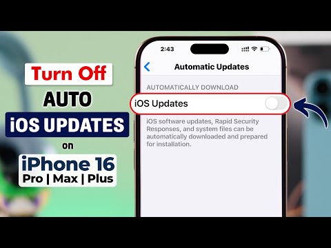 Stop Auto iPhone iOS Software Update! [How to Turn off on iPhone 16/16 Pro Max]