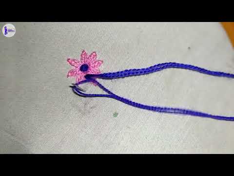 Basic Hand Embroidery/Easy hand embroidery flower tutorial@stylebynamira662