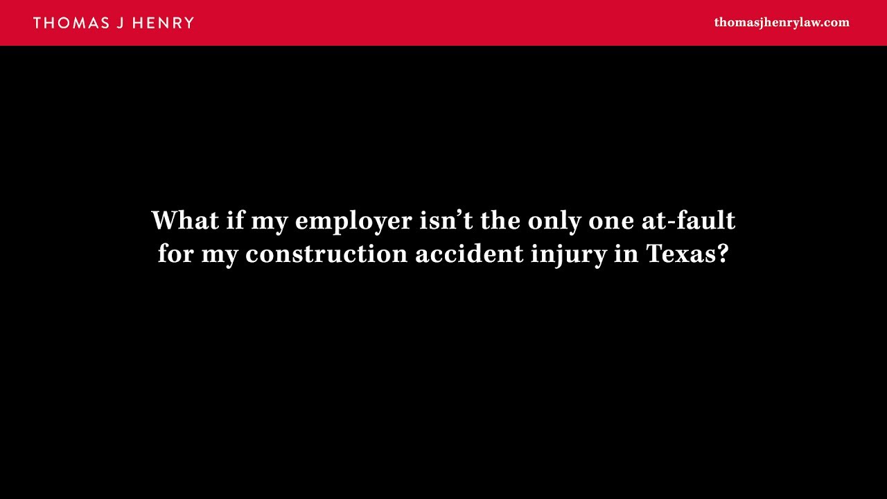What if My Employer Isn’t the Only One At-Fault for My Construction Accident Injury?