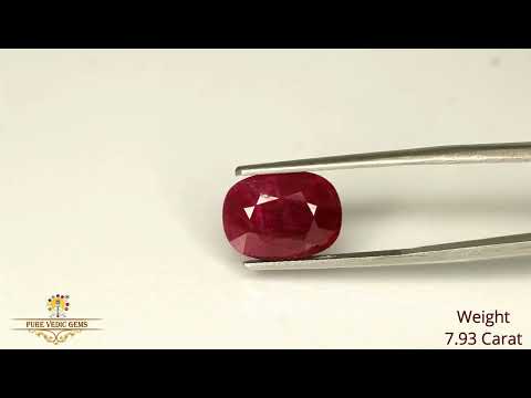 Burma Ruby 7.93ct. (Luxury) video