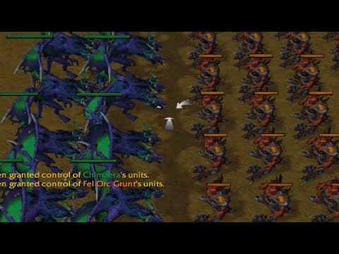 【小黄】20 Chimaera vs 89 If Fel Orc Grunt (All FullGrade) Reforged