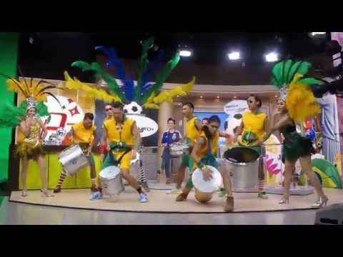 ออกรายการแจ๋ว - TIGER BATUCADA THAILAND ( Percussion Samba Show, กลองแซมบ้า,เต้นเเซมบ้า )