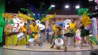 ออกรายการแจ๋ว - TIGER BATUCADA THAILAND ( Percussion Samba Show, กลองแซมบ้า,เต้นเเซมบ้า )