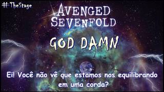 God Damn - Avenged Sevenfold (Lyric Video) (Legendado PT-BR)