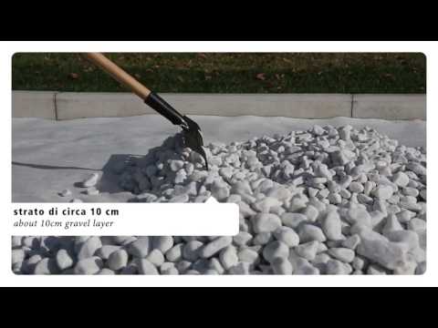 Posa a secco su ghiaia, gres 20 mm su Casa39.it