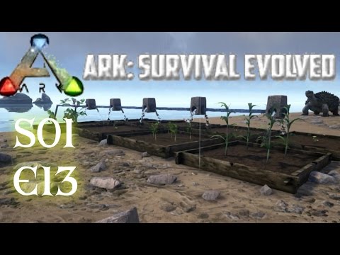 ARK: Survival Evolved - FARMING BASICS & PHIOMIA TAMING! S01E13 (Gameplay)