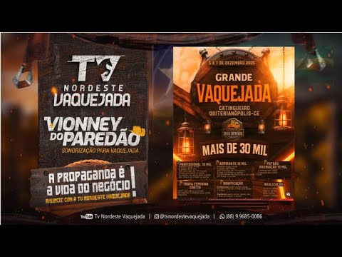 VAQUEJADA AO VIVO:   VAQUEJADA DO PARQUE DOS IRMÃOS | QUITERIANÓPOLIS-CE