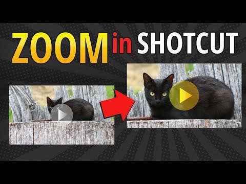 Shotcut Zoom In Effect Tutorial