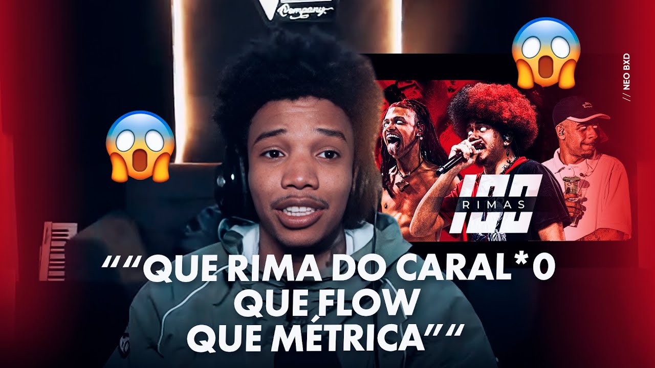 (QUE VÍDEO F0DA!! 🔥🔥) NEO REAGE ÀS 100 RIMAS IMPOSSÍVEIS DE RESPONDER