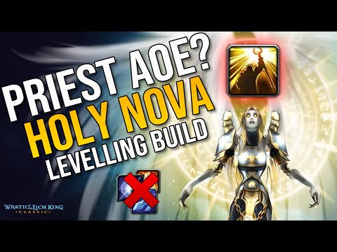 1-70 Pre Patch HOLY NOVA Priest AoE levelling build | Hydra WotLK WoW Classic Guide