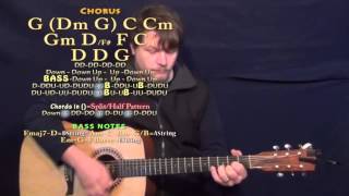 The Most Beautiful Girl (Charlie Rich) Guitar Lesson Chord Chart