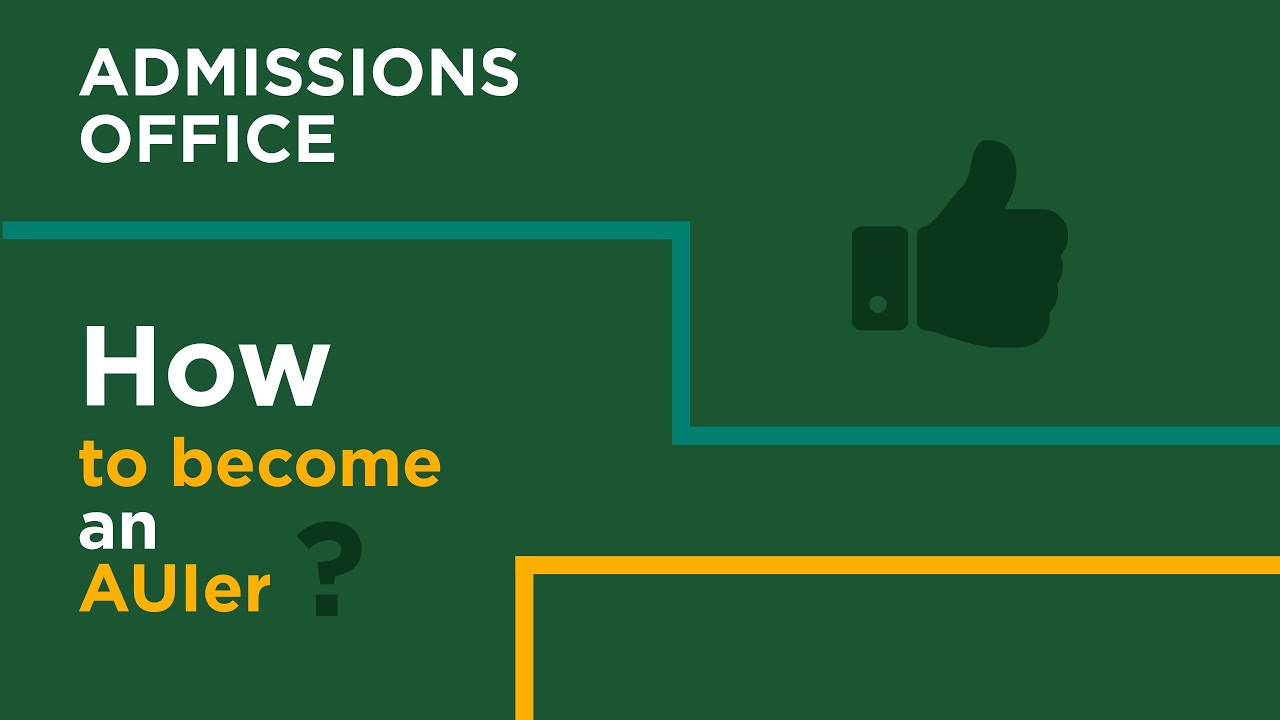 Understand how you can become an AUIer - Experience AUI EP1