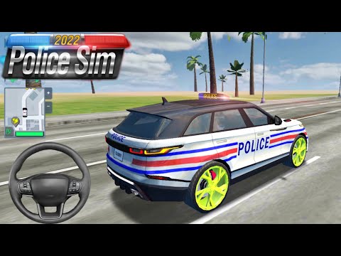 Police Sim 2022 Cop Simulator - Driving Police Car  Range Rover  - Android Gameplay