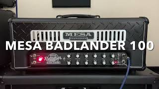 Video thumbnail for Mesa Badlander 100 - Rock Tones by Blake Mansfield