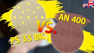 REMOVING VARNISH? Which abrasive disc does it best? - PS 33 BK vs. AN 400 | Klin