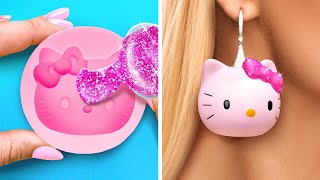 AMAZING 3D PEN & HOT GLUE CRAFTS || Epic DIY Jewelry & Rainbow Hacks by 123GO! GOLD