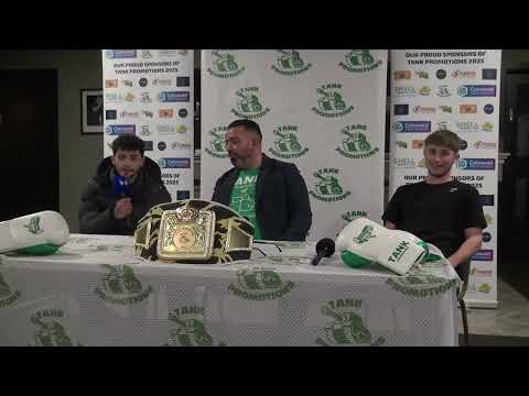 Tank Promotions Press Conference Tate Tsoulouhopoulos Vs Joshua Ralph