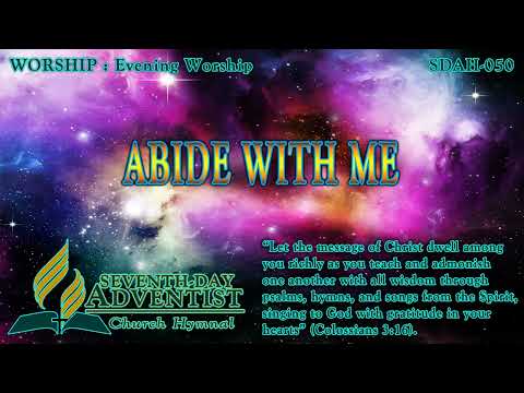Abide With Me. - Hymn No. 050 | SDA Hymnal | Instrumental | Lyrics