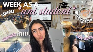 A Week as a Uni Student & Casual Worker | Self‑Care Routines, Cafe days & balancing uni with work!