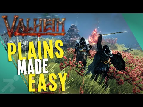 The PLAINS are EASY? // Beginners Guide // Valheim Tutorials