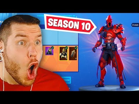 *NEUER* SEASON 10 BATTLE PASS in Fortnite (100% FREIGESCHALTET)