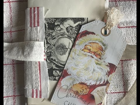 Tutorial | Idea 6 for Christmas | Fun and easy junk journal PART 1