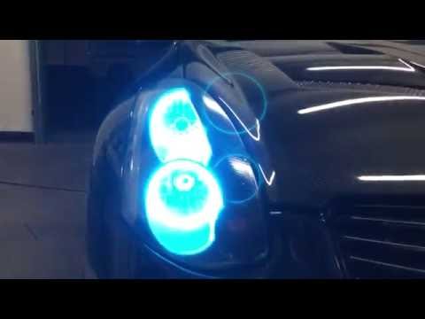 G35 Coupe Non Projector Headlights w/Dual RGB Halos controlled w/Bluetooth App
